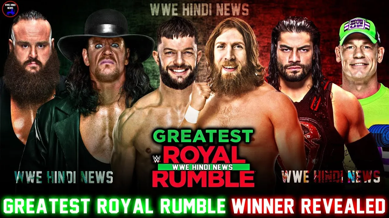 WWE Greatest Royal Rumble Match Winner Revealed 50 Men Royal