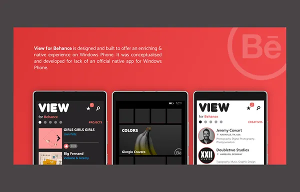 View Behance App on Behance
