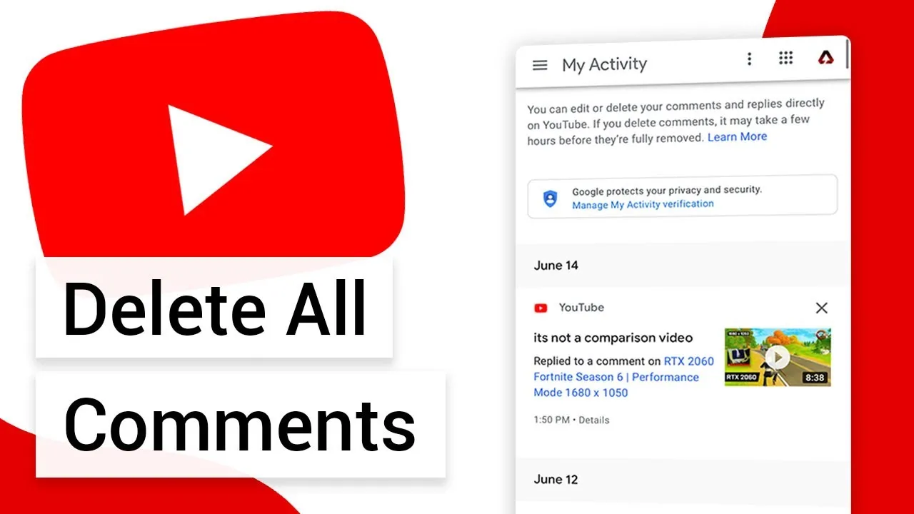How to Delete All Your Youtube Comments  YouTube