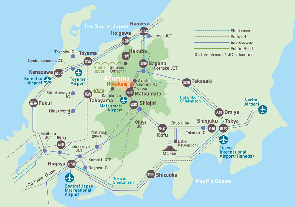 Top Tourist Attraction and Places Map of Nagano Japan – Tourist Places