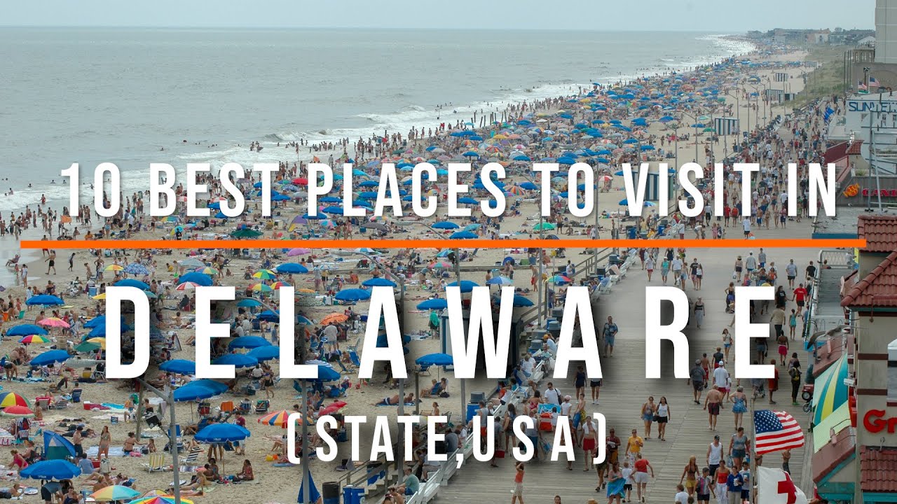 Top Tourist Attraction and Places Map of Delaware USA – Tourist Places ...