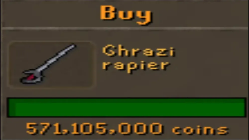 Is the OSRS Ghrazi Rapier Worth It? A Comprehensive Guide