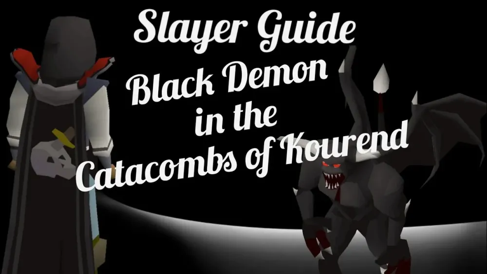 OSRS Mobile Slayer Task  Black Demons in the Catacombs of Kourend 