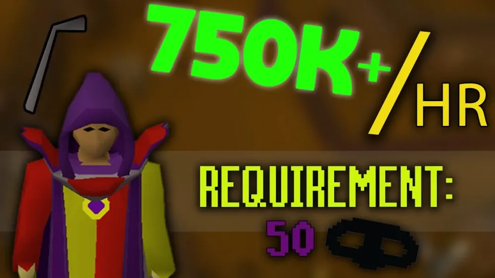 OSRS Money Making Method  750khr with 50 Thieving Indepth Guide 