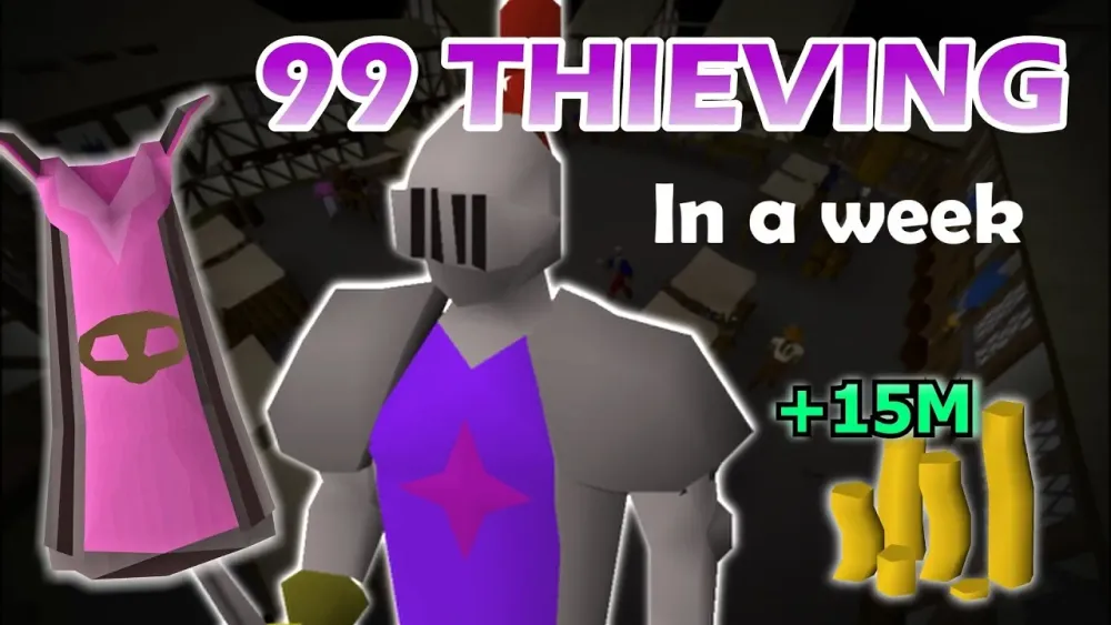 OSRS 99 THIEVING guide from Ardy Knight with tips and tricks 250K xp 