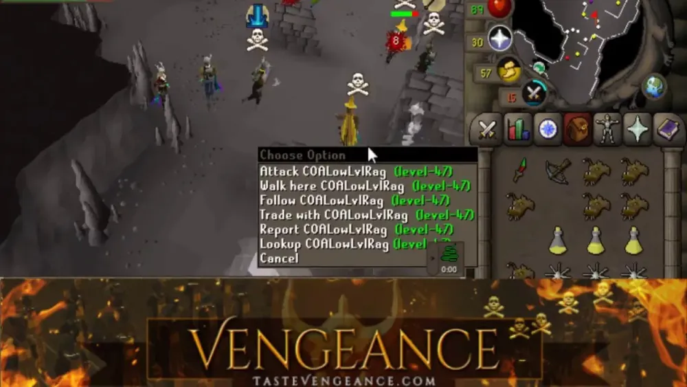 OSRS Oldschool Runescape Vengeance Zerker Pure Multi PKing Video 