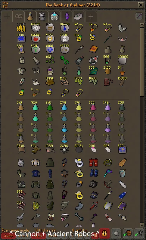 OSRS Hows the bank management looking  rBankTabs