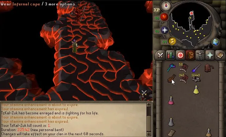 FIRE CAPE131PRAY FIRE CAPEINFERNAL CAPE ACB  TBOW  Infernos 