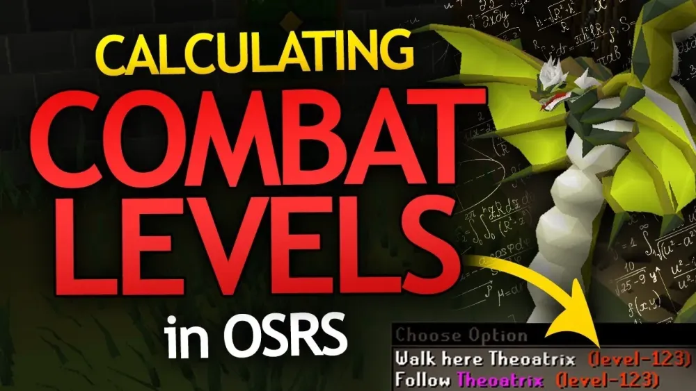 How COMBAT LEVELS are calculated in OSRS Players  Monsters  YouTube