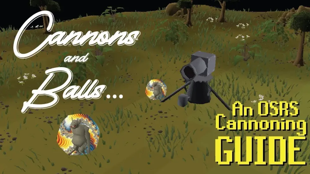 Cannons and Balls How to cannon in OSRS  YouTube