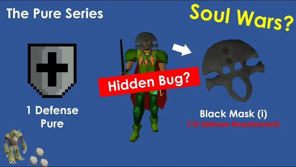 OSRS Pure Series Hidden Bug Discovered Black Mask i  YouTube