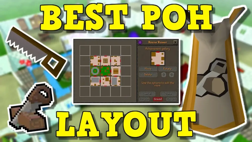 OSRS Best POH Layout  Efficient House Setup Old School Runescape  YouTube