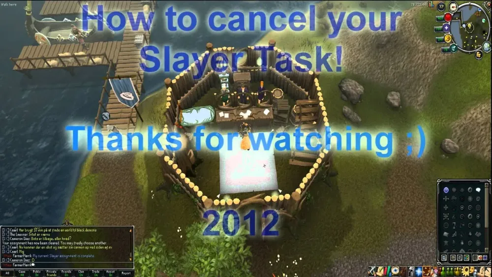 How to cancel your slayer task 2012  YouTube