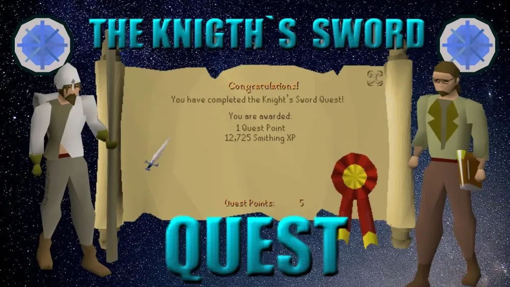 OSRS GUIA COMO HACER LA QUEST THE KNIGHTS SWORD OLD SCHOOL RUNESCAPE 