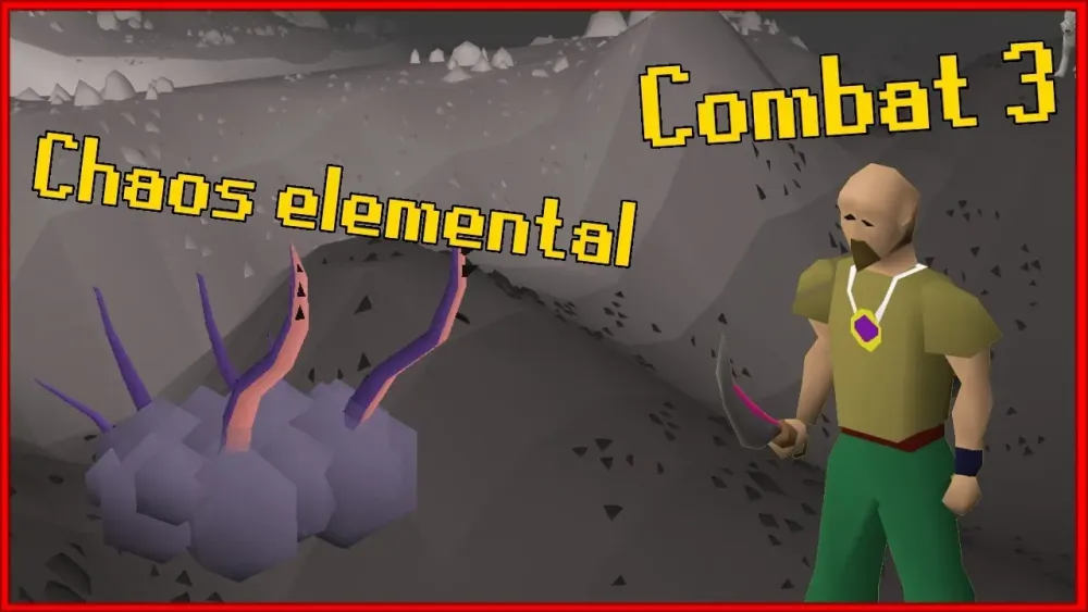 Killing Chaos Elemental on a Level 3 account  OSRS Combat 3 PvM  YouTube