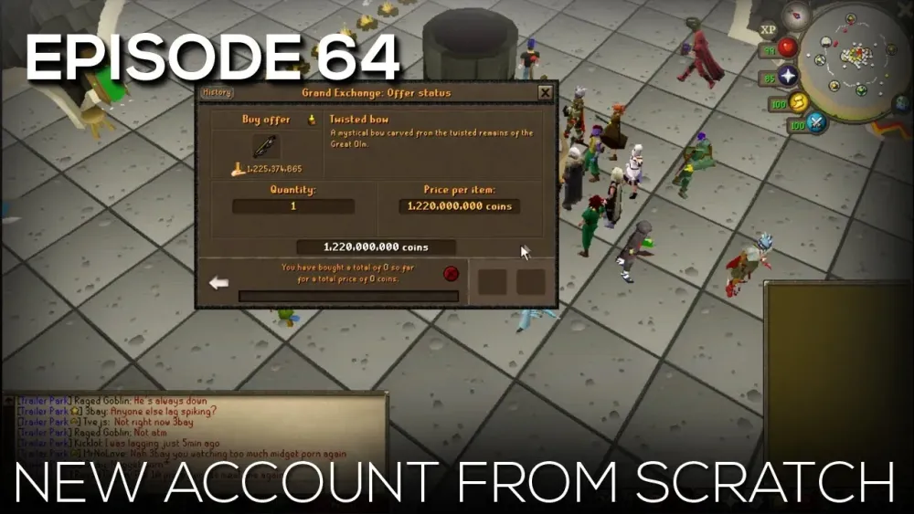 OSRS  New Account from Scratch  EP 64  GOALS GOALS  MORE GOALS 