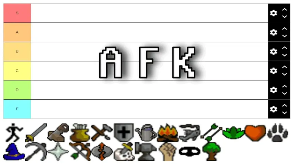 The AFK Skill Tier List OSRS  YouTube