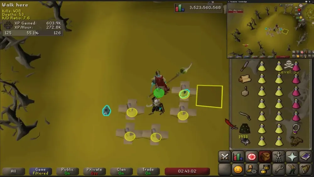 OSRS 273khr Hunter Black Chins wBark  YouTube