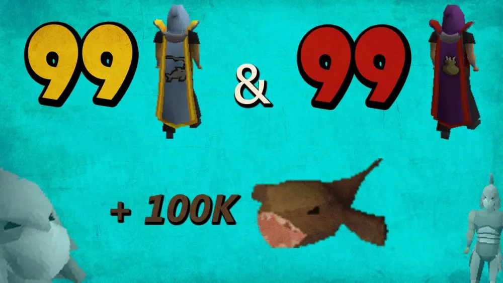 OSRS Ironman 99 CookingFishing  100k Monkfish  Jonah Hilt  YouTube