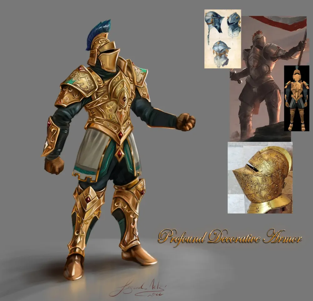 Castle wars Prestige set Profound Decorative Armor reimagined fan 
