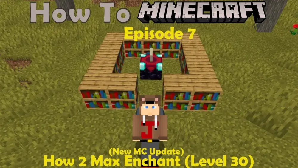 How to use Enchanting Table and get Level 30 Enchants guide  YouTube