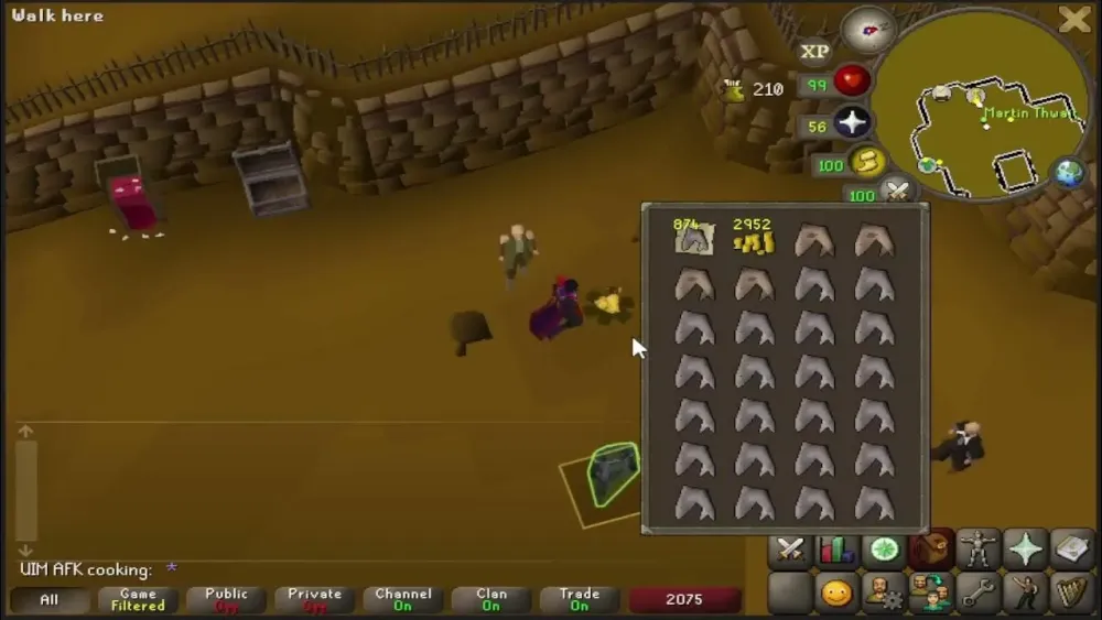 OSRS UIM Cooking noted fish 1430 fishh  YouTube