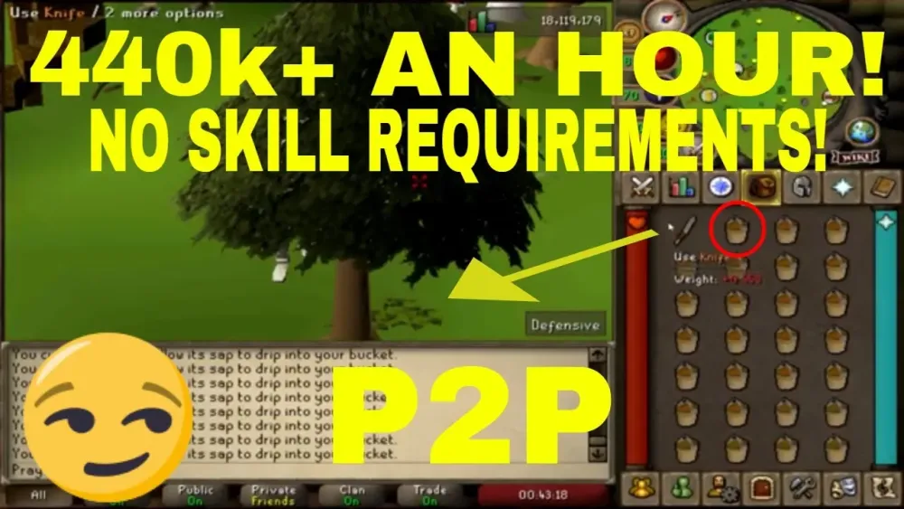 OSRS P2P Low level Money making Method 440k an hour OUT DATED  YouTube