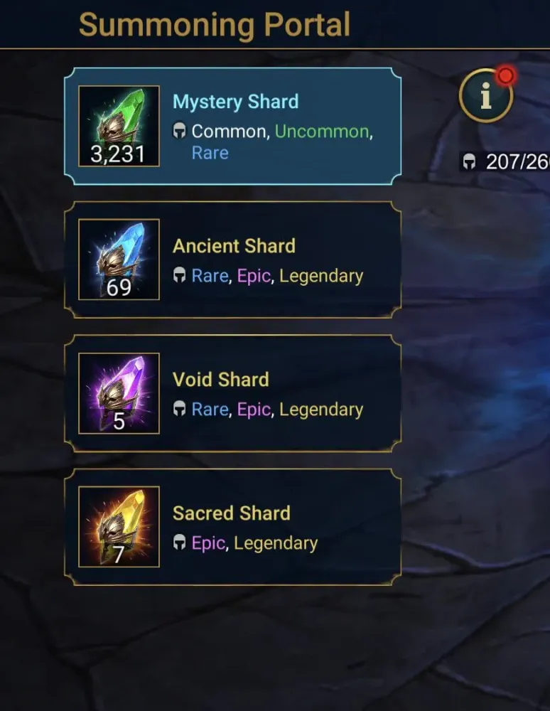 Im bound to pull something nice out of these ancient shards right 