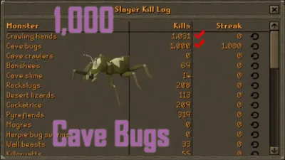 Cave Bugs Slayer Guide in OSRS