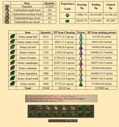 Understanding OSRS Herblore: GP per XP Explained