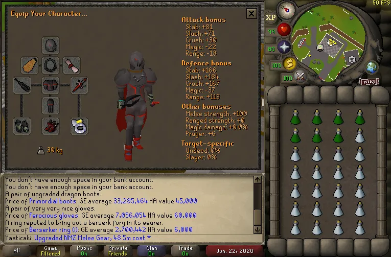 GUIDE The BEST Combat Training Method 20min AFK NMZ  Old School 