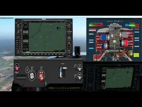 Xplane 12 AirFoilLabs C172 NG Digital REP Testing 2D Pop Out Panels 