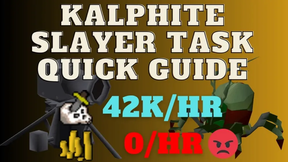 Kalphite slayer task quick guide  YouTube