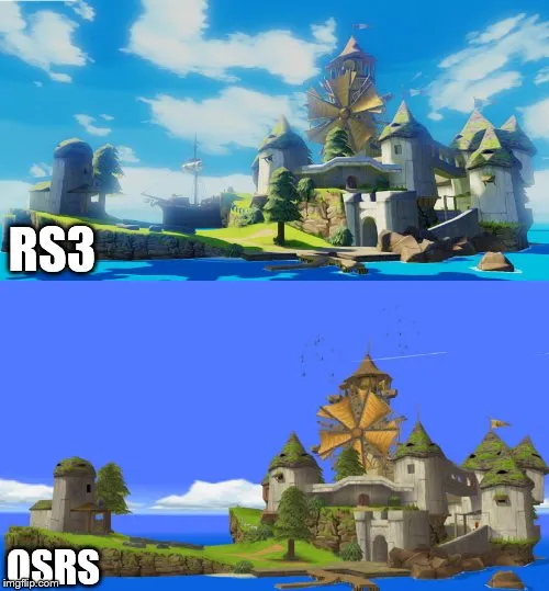RS3 vs OSRS v20  rrunescape
