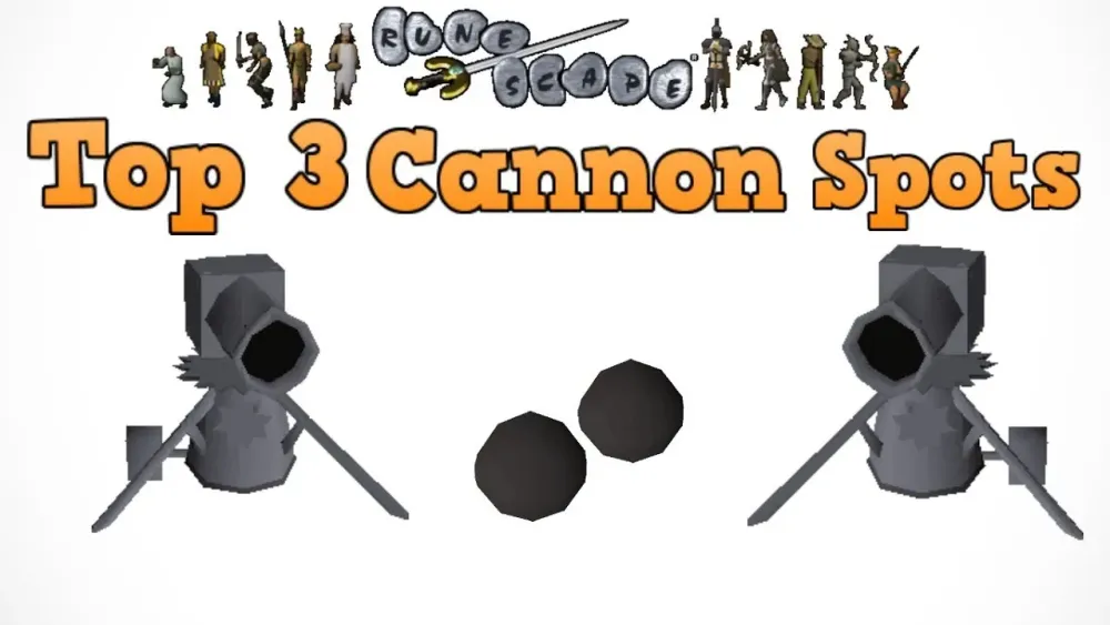 Top 3 cannon spots osrs  YouTube