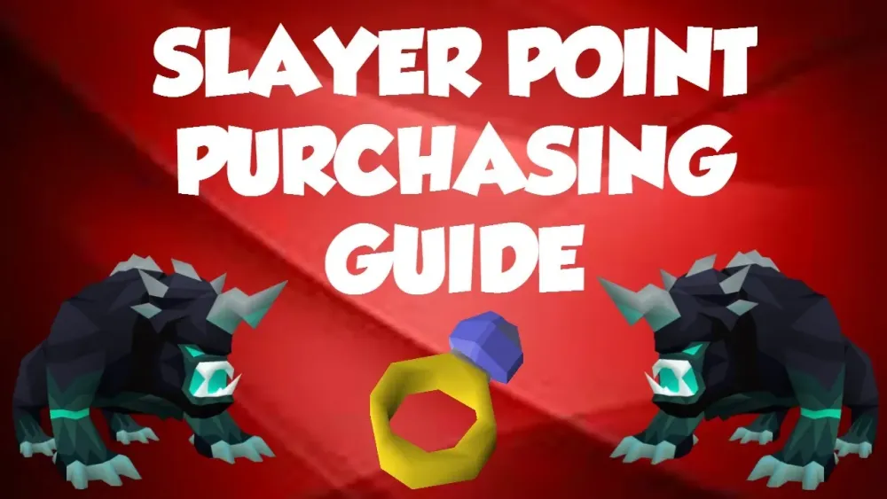 OSRS SLAYER POINT PURCHASING GUIDE  YouTube