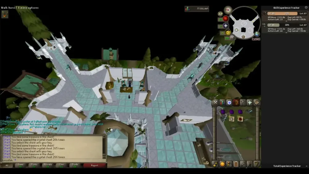 OSRS  Getting 99 agility and opening 120 elven crystal chests  YouTube