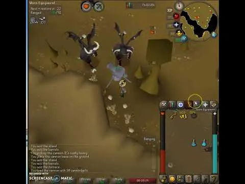 OSRS Fastest Black demon slayer task with cannon  YouTube