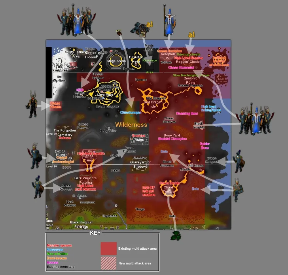 Ultimate Guide to OSRS Multi Combat Zones