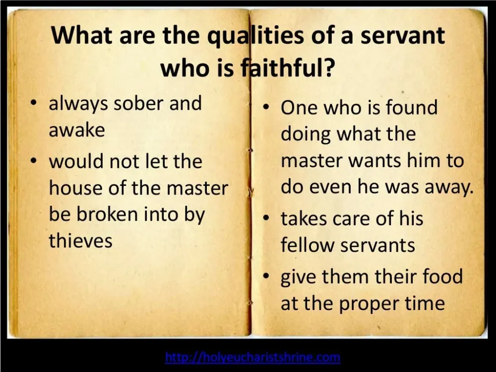 Faithful Servant