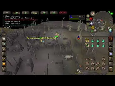 Crazy Archaeologist Mobile Boss Kills Osrs  YouTube
