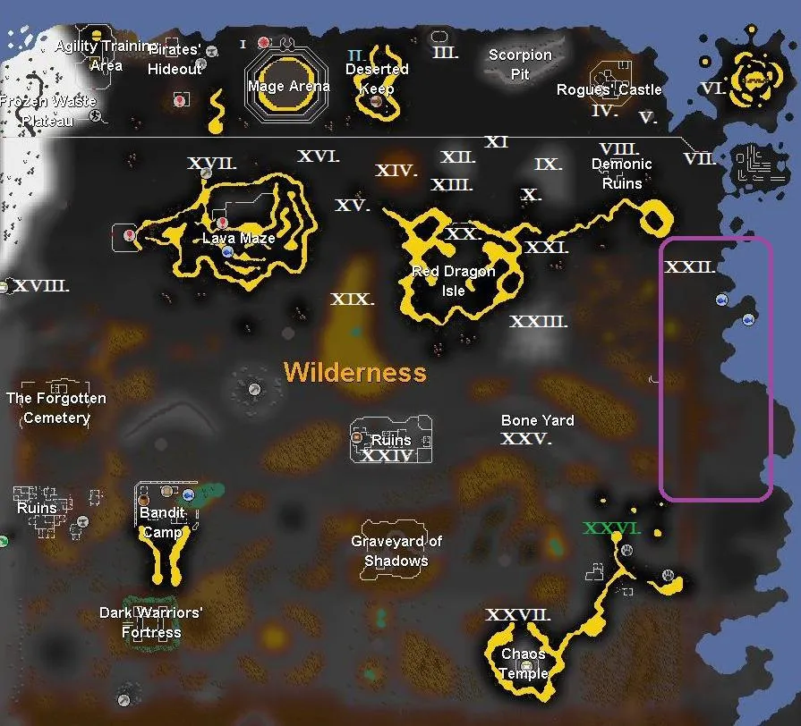 Wilderness Locations and Vocabulary