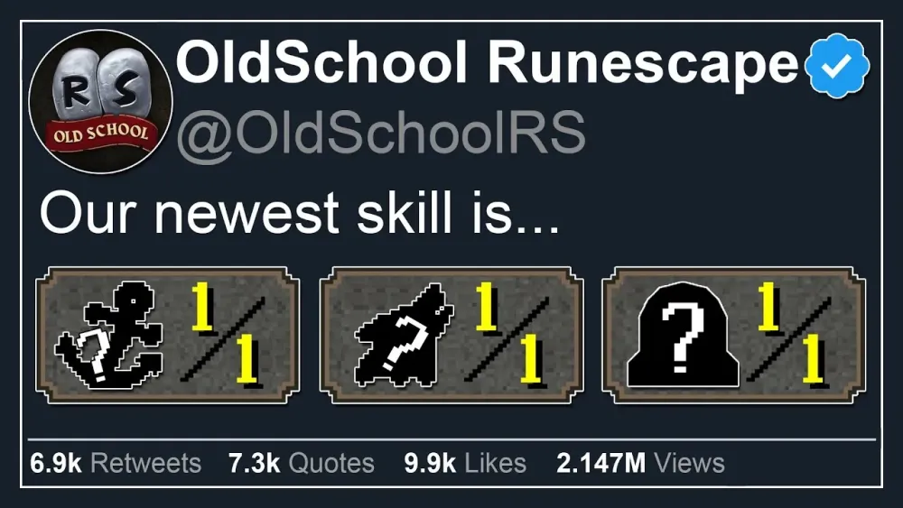 Oldschool Runescapes First New Skill  YouTube