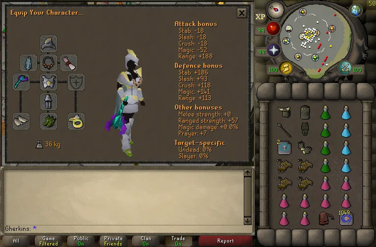 Whats the meta setup for bandos tank and attackers  roldschoolrs