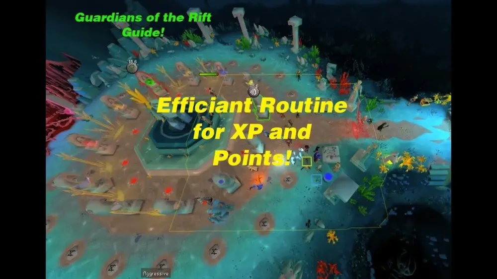 OSRS Simple Guide for a Guardians of the Rift Routine for XP and 
