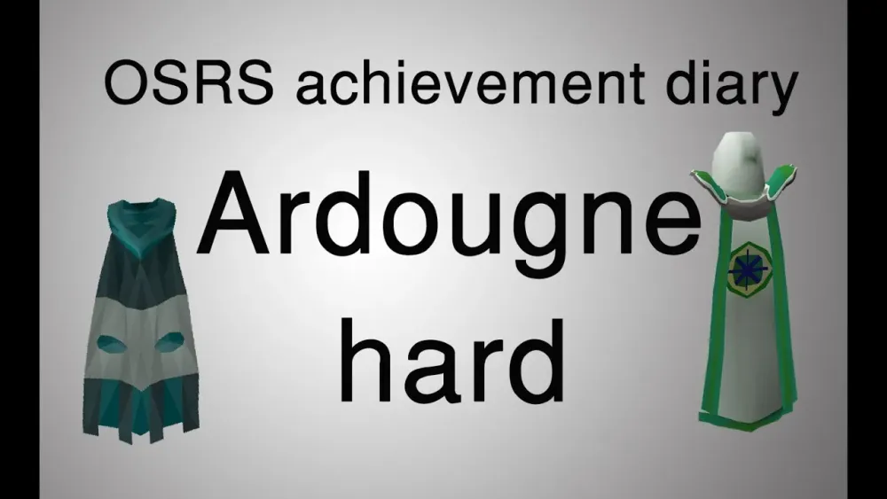 OSRS Ardougne hard diary tasks guide  YouTube