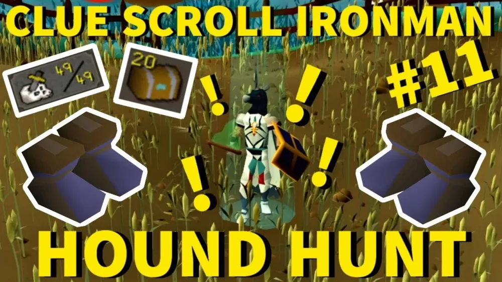 THE HUNT FOR THE MITH BOOTS  Clue Scroll Ironman 11 Hound Hunt 