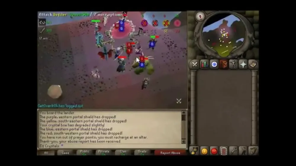 Using Crystal Bow at Pest Control OSRS  YouTube