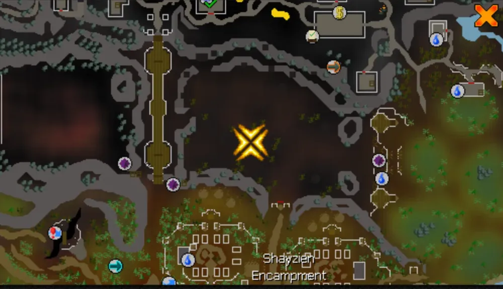 Suggested cannon spot at Shayzien Lizardman Canyon outdated  Issue 