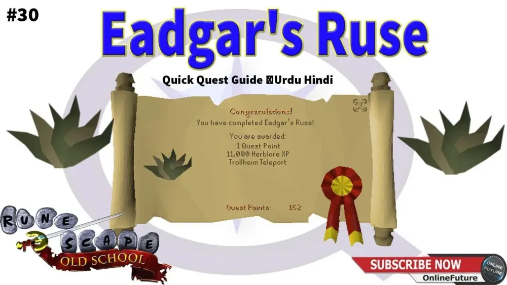 OSRSHow To Complete Eadgars Ruse Quest 2020 Quick Quest Guide Urdu 